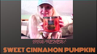 Bath & Body Works Sweet Cinnamon Pumpkin/Purrfect Pumpkin Halloween Candle Review I The Candle Queen