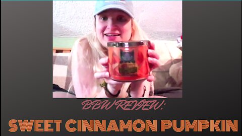 Bath & Body Works Sweet Cinnamon Pumpkin Candle Review Halloween 2021 I The Candle Queen