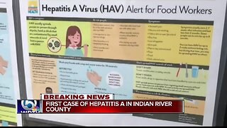 First confirmed case of hepatitis A in Indian River County