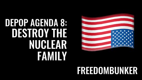 80 DEPOP AGENDA 8: Destruction Of The Nuclear Family