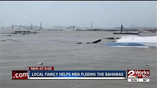 Local family helps men fleeing the Bahamas