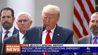 President Trump declares national emergency over coronavirus