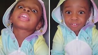 Little Girl Offers Beautifully Adorable Affirmations For The Camera