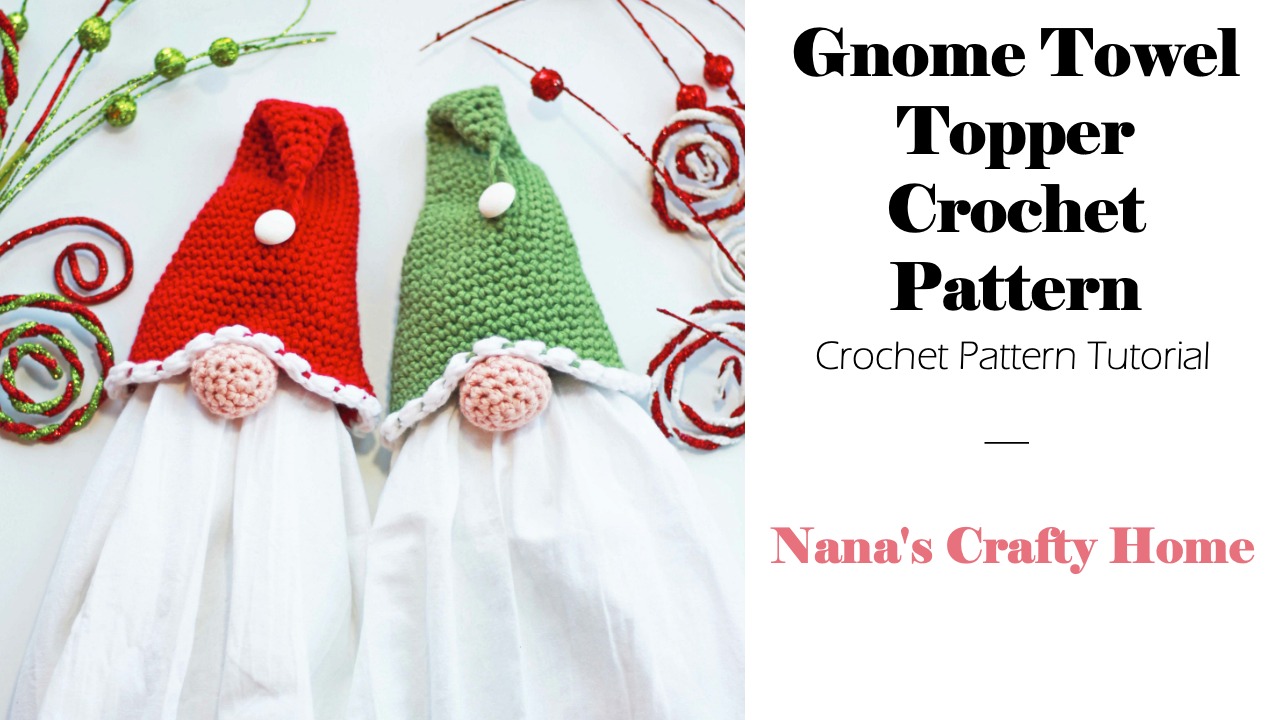 Gnome Crochet Towel Topper Tutorial