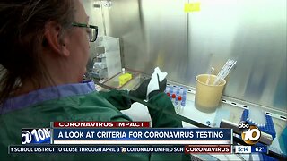 A look at criteria for coronavirus testing