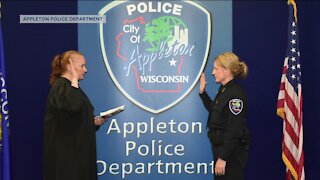 Appleton Police swear-in first female assistant chief