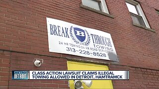 Class action lawsuit claims illegal towing allowed in Detroit, Hamtramck