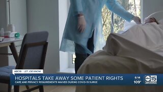 Hospitals taking away some patient rights