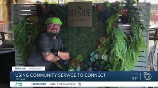 Using community service to connect