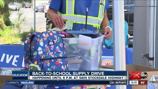 Back-to-school supply drive