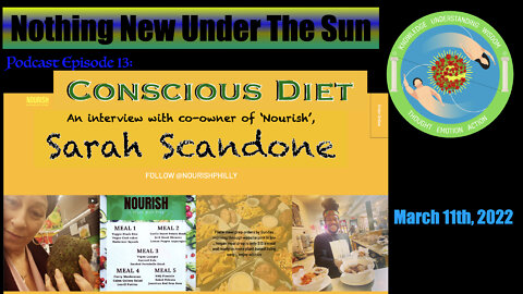 Nothing New Under The Sun Podcast 13 : Conscious Diet