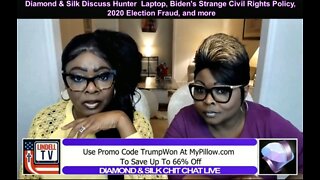 Diamond & Silk Talk About Hunter Laptop, 2020 Election Fraud, Biden's Civil Right policy and more