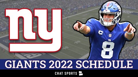 New York Giants 2022 NFL Schedule, Opponents & Instant Analysis