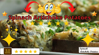Spinach Artichoke Potatoes Recipe - So Easy!