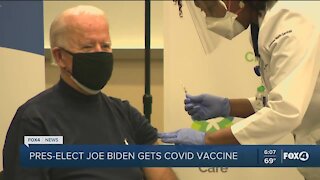 Biden gets vaccinated