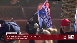 Protesters storm Arizona capitol