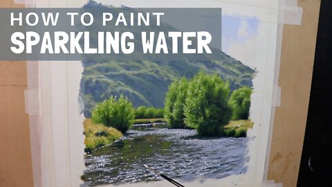 How to Paint SPARKLING WATER