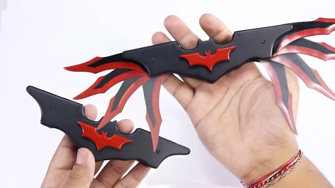 Cool Batman Knife Out Of Popsicle Sticks
