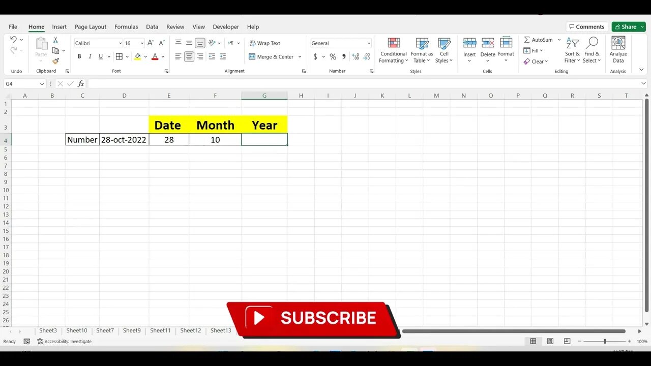 find-the-day-number-month-number-year-number-against-the-date-in-excel