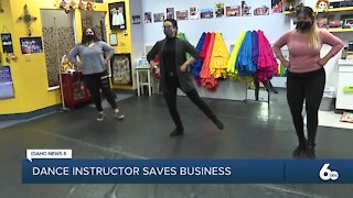 Community support saves dance instructor business