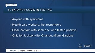 Florida expands COVID-19 testing
