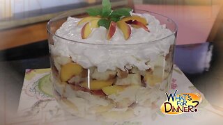 What's for Dinner? - Peach Trifle
