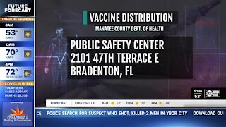 Manatee County set to roll out vaccine to people 65 and older