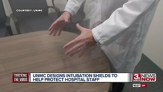 UNMC designs intubation shields to help protect staff