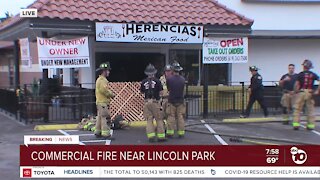 Fire damages restaurant, dollar store in Lincoln Park