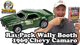 Auto World – X-Traction - "Rat Pack" 1969 Chevy Camaro - Wally Booth HO Scale Slot Car – SC361