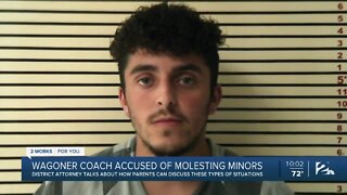 Wagoner coach accused of molesting minors