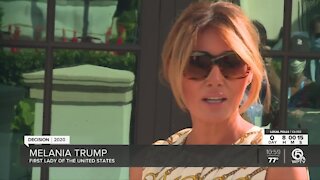 First lady Melania Trump votes in Palm Beach County on Election Day