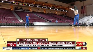 Live after the announcement that the WAC Tournament was canceled