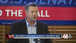Former Kansas Secretary of State Kris Kobach running for US Senate
