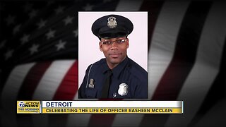 Funeral today for fallen DPD Officer Rasheen McClain