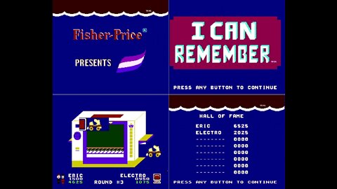 Nintendo Entertainment System (NES) :: Fisher Price: I Can Remember [Hard] :: Walkthrough + Credits