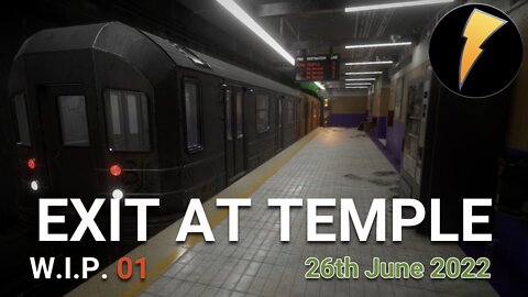 Exit at Temple - horror indie game - WIP 01