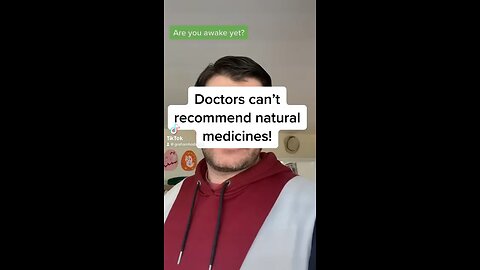 Doctors not being allowed to recommend natural meds