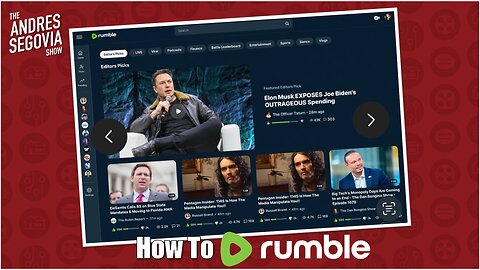 Rumble For Beginners: Users And Content Creators