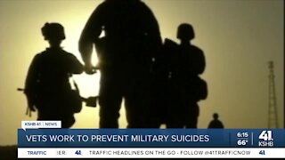 Vets work to prevent military suicides