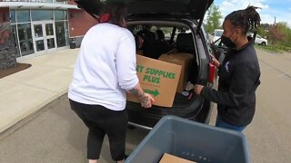 SPCA serving Erie County reaching out to the Jefferson Avenue community with donations for people and pets