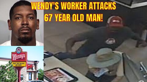 Wendy's Fast Food Worker LOSES IT on 67 Year Old Man on Video in Arizona!