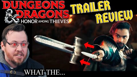 THEY DID IT AGAIN?!?! Dungeons and Dragons, Honor amongst Thieves, Trailer review