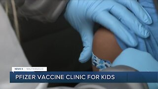 More than a hundred attend drive-thru children's COVID-19 vaccine clinic