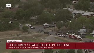 Texas governor: 14 students, 1 teacher dead in shooting at elementary school
