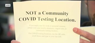 Reminder: Hospitals are not COVID-19 testing sites