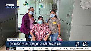 Double-lung transplant gives COVID-19 survivor a second chance at life