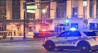 4 shot in front of Westin Book Cadillac hotel in Downtown Detroit