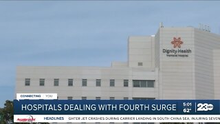Hospitals dealing with fourth surge