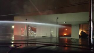 Rural Metro Fire crews battle building fire near 44th Street and Palo Verde